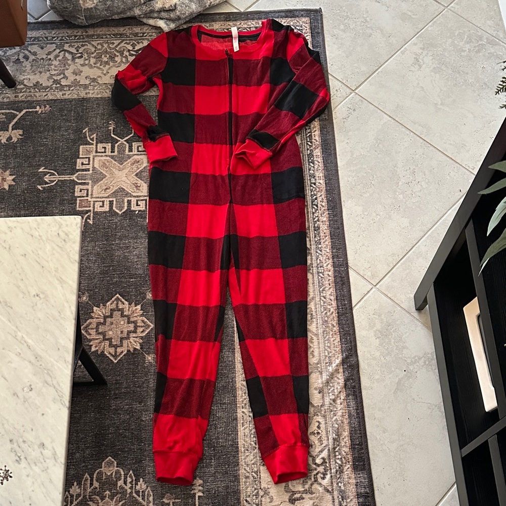 Target Red and Black Plaid Onesie